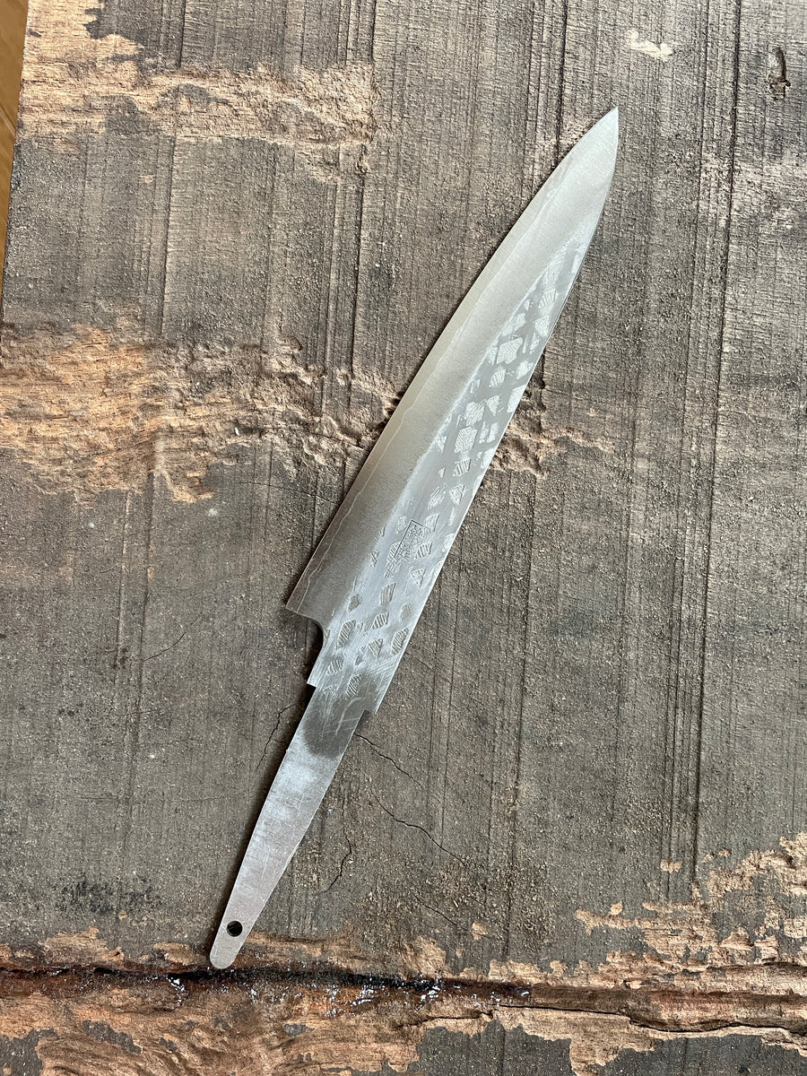 Ibuki hammered VG10 blank blade Petty Custom knife Making 150mm push
