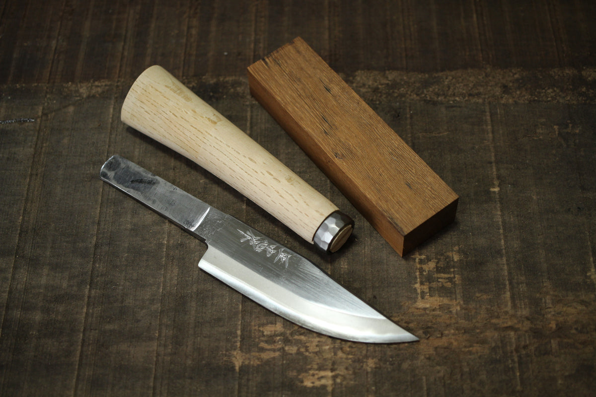 Japanese Koshi Nata Hatchet Branch Chopping knife blank blade Masatada –  ibuki blade blanks