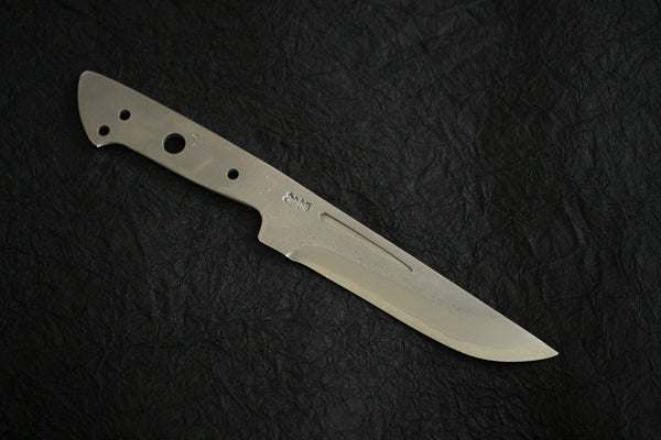 Kurotori Ginsan hand forged Nashiji finish Full tang blank 120mm custom knife making kit