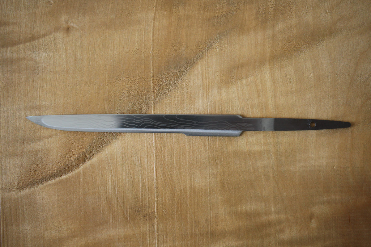 kozuka Japanese small tanto knife blank blade stainless steel 90