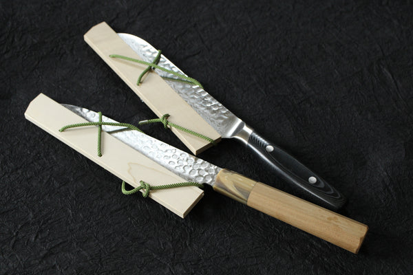 ibuki knife blade edge Guard magnolia wooden saya