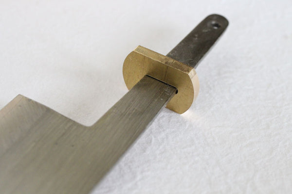 Ibuki Brass Bolster custom knife making tool diy parts 2114R thickness 3 mm