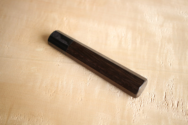 Shitan octagon wooden Wa handle blank Japanese Laminated wood bolster 140mm