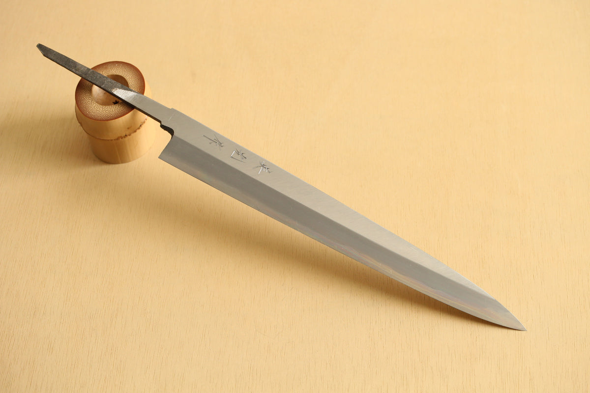 ibuki wa handle custom knife making kit for beginners Blue #2 steel Na –  ibuki blade blanks