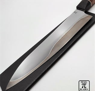 Très belle lame attachée de couteau de chef Hap40 avec poignée spéciale personnalisée Photo client de Dima.  P, Israël