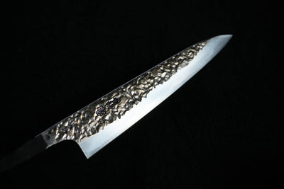 Nouvelle arrivée de Kisuke Manaka Main forgé ATS-34 plaqué inoxydable petit couteau blanc 150mm