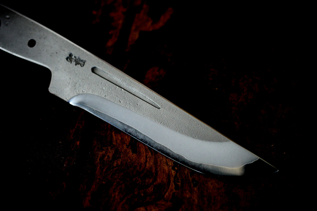 Threaded Tang New arrival of Kurotori Hand forged Ginsan Full tang knives – ibuki ...