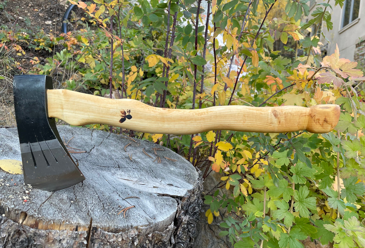 Custom Japanese Axe with a special wood, Customer Pictures from Colin