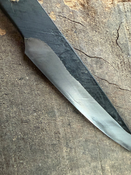 outlet Shokei blank blade Custom knife Making Kurouchi white 2 steel Full tang knife 88mm