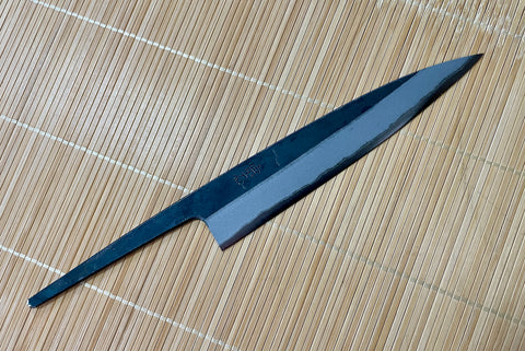 Kosuke Muneishi Hand forged blank blade Blue #2 steel Kurouchi Petty knife 150mm outlet