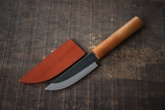 ibuki leather Saya Cover Knife Sheath for hunting knife