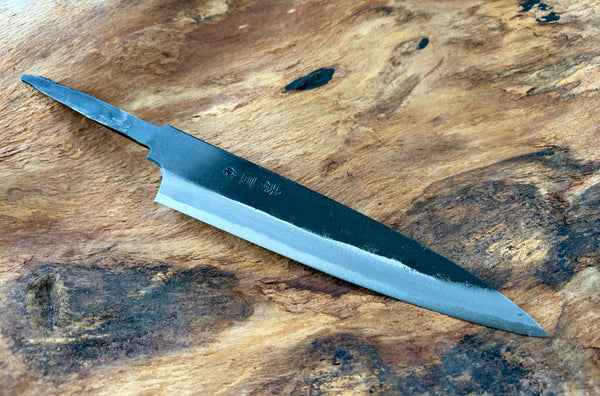 ibuki tanzo blank blade forged white #1 steel Tsukasa Kurouchi machi Petty knife 150mm