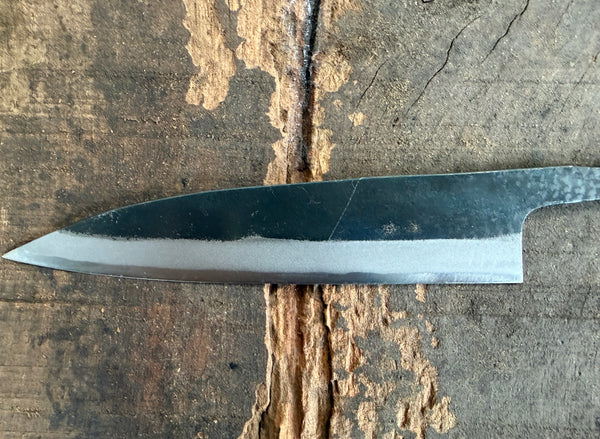 outlet ibuki tanzo blank blade forged blue #1 steel Kurouchi Petty knife 135mm