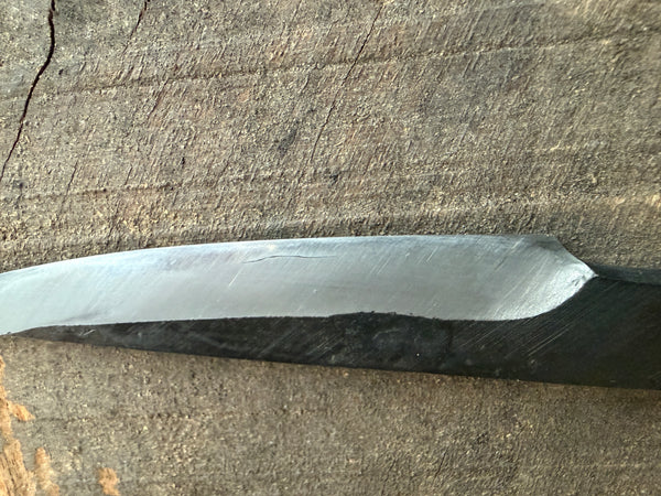 outlet Shokei blank blade Custom knife Making Kurouchi white 2 steel Full tang knife 88mm
