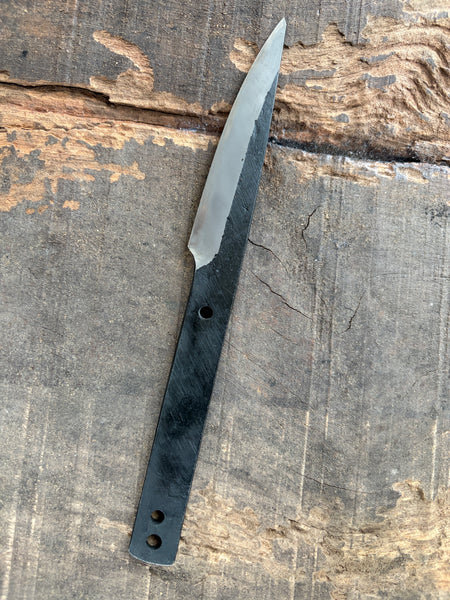 outlet Shokei blank blade Custom knife Making Kurouchi white 2 steel Full tang knife 88mm