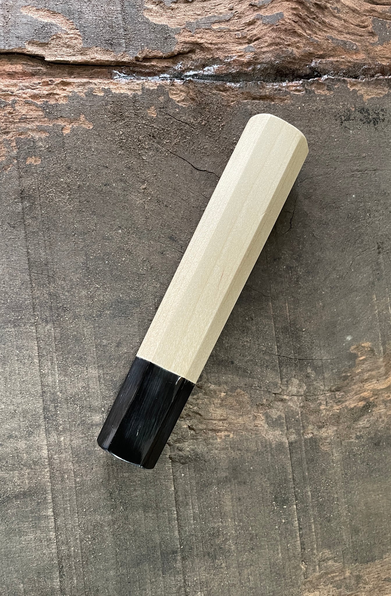 Japanese Magnolia traditional octagon wooden handle blank custom knife making tool M 134mm outlet