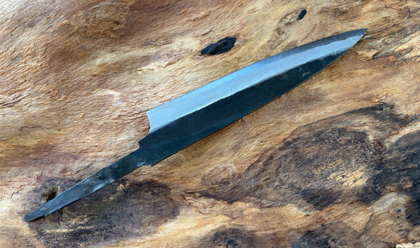 ibuki tanzo blank blade forged white #1 steel Tsukasa Kurouchi machi Petty knife 150mm
