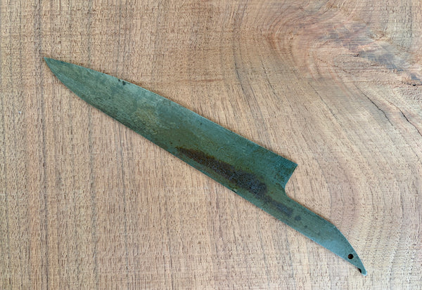 basic HAP40 Powdered High Speed Steel blade blank Petty knife 150mm non edged