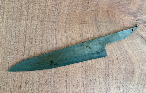 basic HAP40 Powdered High Speed Steel blade blank Petty knife 150mm non edged