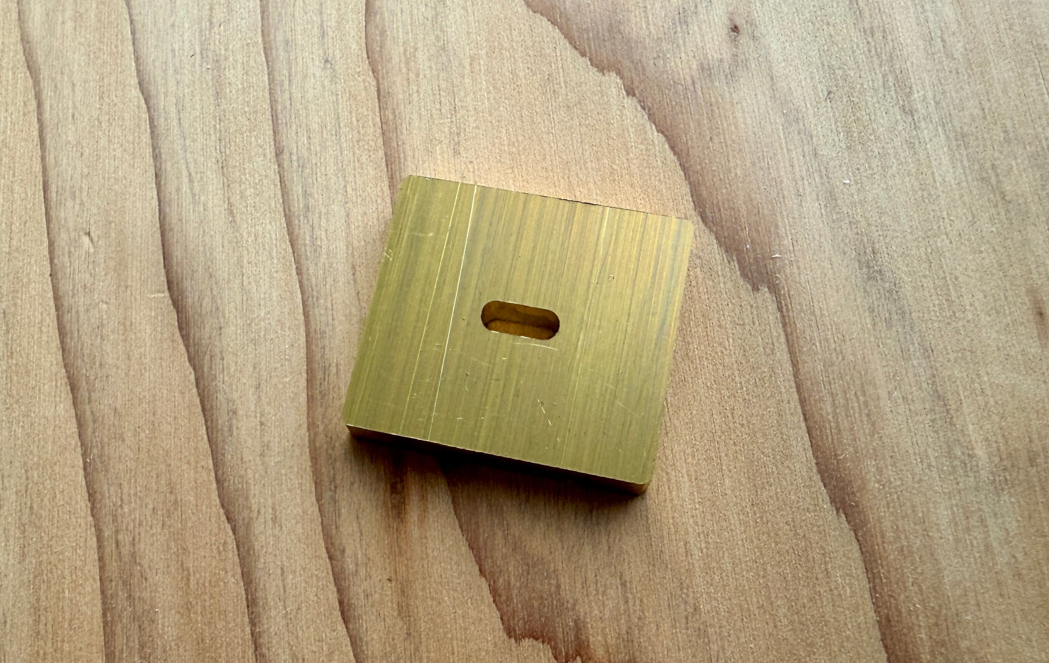 ibuki knife basic Brass Bolster making tool diy part thickness 4 mm