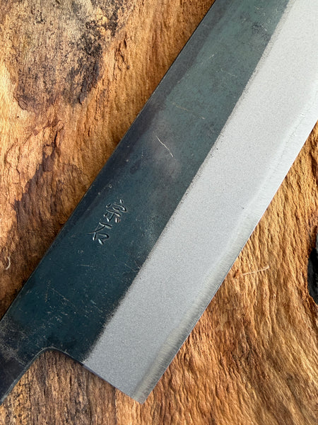 outlet A Kosuke Muneishi Hand forged blank blade Blue #2 steel Kurouchi Kiritsuke Gyuto knife 215mm