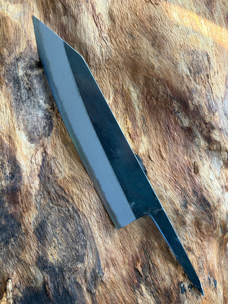 outlet A Kosuke Muneishi Hand forged blank blade Blue #2 steel Kurouchi Kiritsuke Gyuto knife 215mm