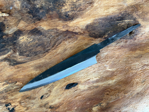 ibuki tanzo blank blade forged white #1 steel Tsukasa Kurouchi machi Petty knife 150mm