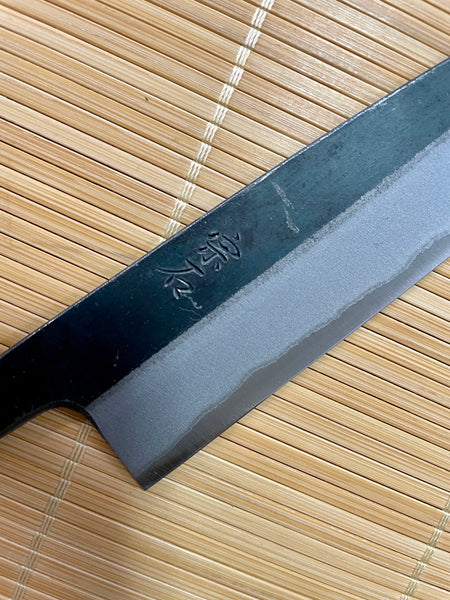 Kosuke Muneishi Hand forged blank blade Blue #2 steel Kurouchi Petty knife 150mm outlet