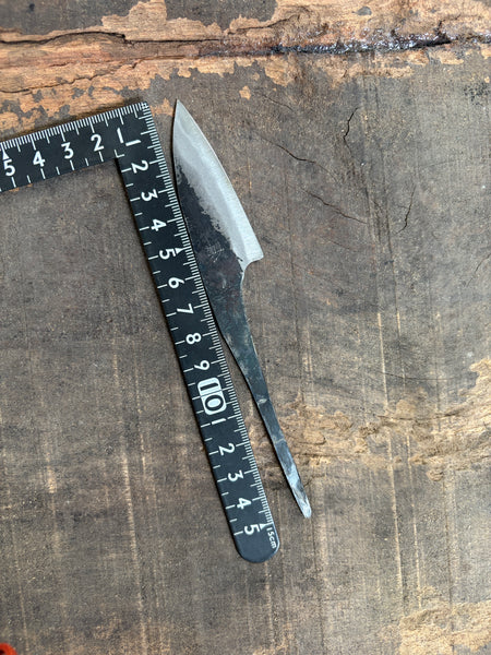 outlet ibuki tanzo small finger knife blank blade forged white #2 steel 60mm