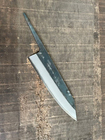 Kosuke Muneishi Hand forged blank blade Blue #2 steel Kurouchi Kiritsuke Gyuto knife 215mm outlet