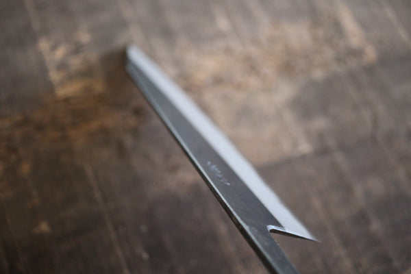 Kosuke Muneishi Hand forged blank blade Blue #2 steel Kurouchi Kiritsuke Santoku knife 150mm outlet B