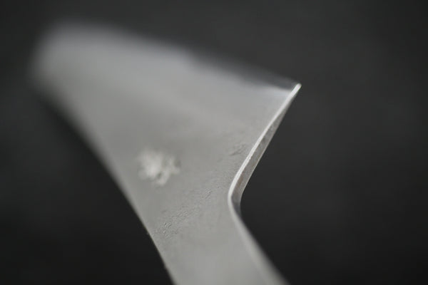 Kurotori Ginsan handgeschmiedetes Nashiji Kiritsuke Messer mit fester Klinge, Rohling 120 mm