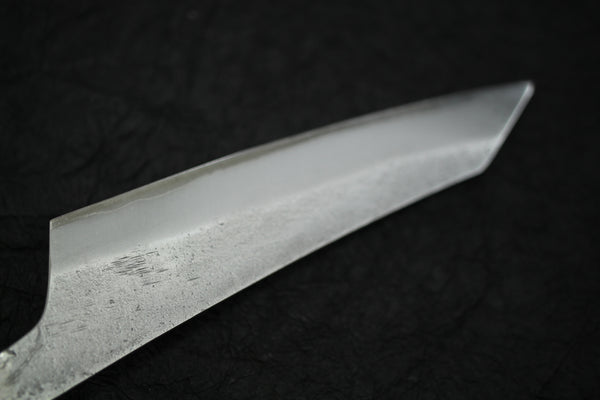 Kurotori Ginsan forgé à la main Nashiji Kiritsuke lame fixe couteau blanc 120mm