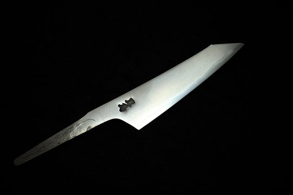 Kurotori Ginsan handgeschmiedetes Kasumi Kiritsuke Messer mit fester Klinge, Rohling 105 mm