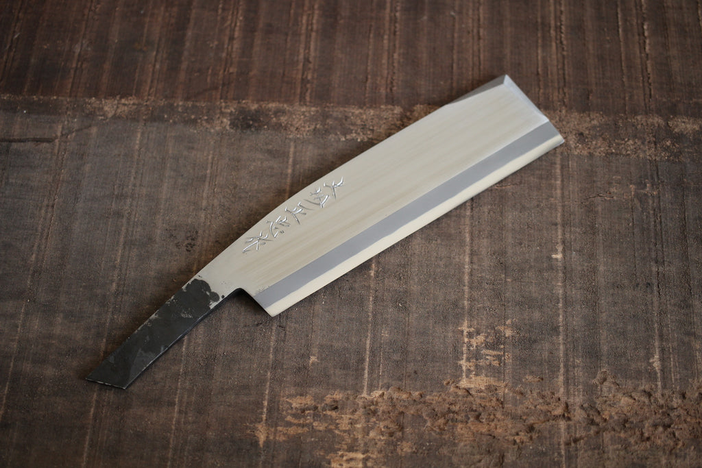 Japanese Ken Nata Hatchet knife blank blade Masatada forged blue #2 st –  ibuki blade blanks