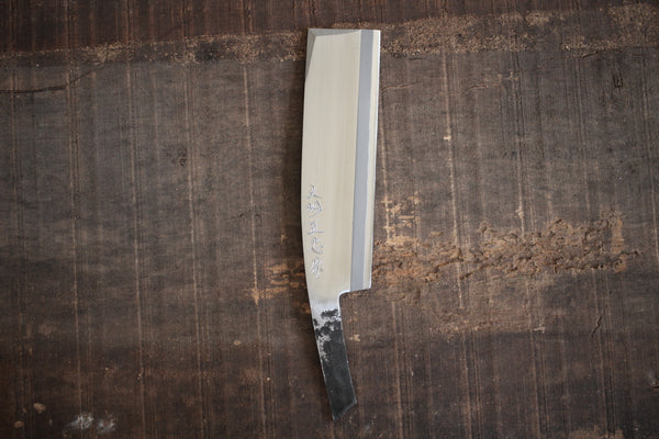 Japonés Koshi Nata hacha rama cortar cuchillo hoja en blanco Masatada forjado azul #2 acero 180mm