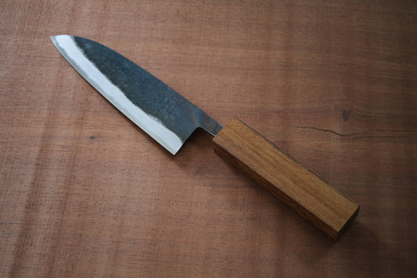 Ibuki Wa-Griff, individuelles Messerherstellungsset für Anfänger, Daisuke Nishida, weißer #1-Stahl, Gyuto, 210 mm