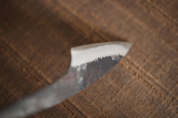 Ibuki tanzo lille finger kniv blank blad smedet hvid #2 stål 60mm