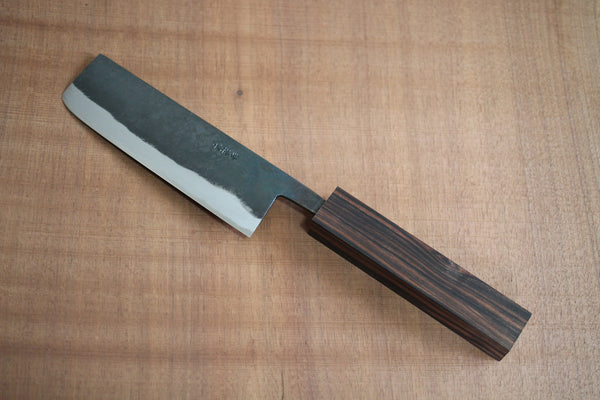 Ibuki Wa-Griff, individuelles Messerherstellungsset für Anfänger, Daisuke Nishida, weißer #1-Stahl, Nakiri, 170 mm