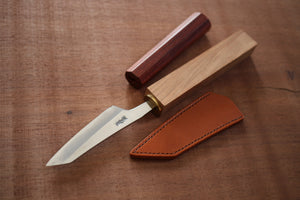 Kuroturi ginsan mano forjado kiritsuke hoja fija cuchillo personalizado que hace el kit para principiantes 90mm