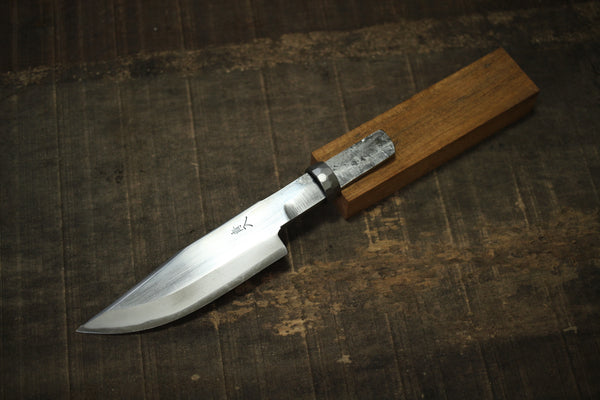 Ibuki Ken Nata Kit de fabrication de couteaux à hache en acier forgé bleu #2 120mm limité