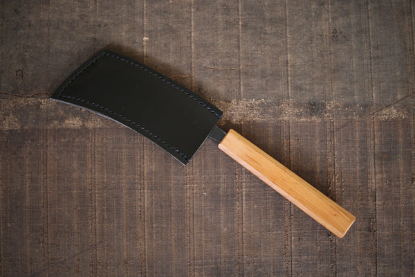 Ibuki Saya Couverture Couteau Gaine en cuir artificiel Clarino pour jardin petit couteau
