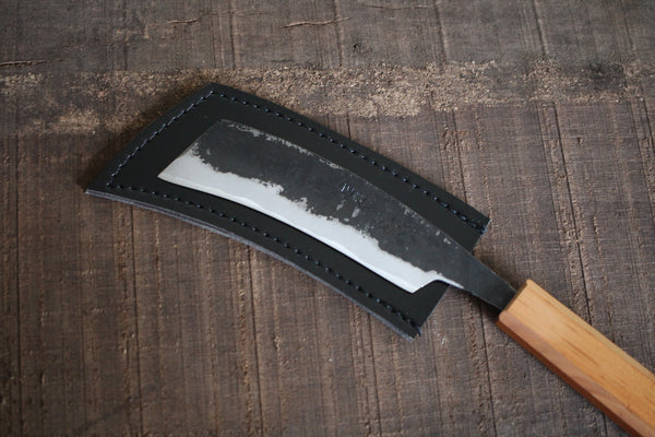 Ibuki Saya Couverture Couteau Gaine en cuir artificiel Clarino pour jardin petit couteau