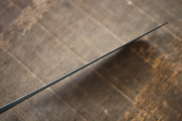 Nao Yamamoto Handgeschmiedetes Kurouchi Nakiri-Messer mit leerer Klinge aus weißem #2-Stahl, 165 mm