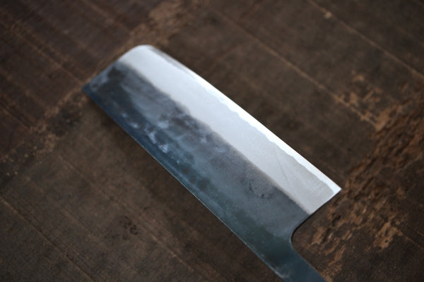 Nao Yamamoto Hand forged blank blade white #2 steel Kurouchi Nakiri knife 165mm