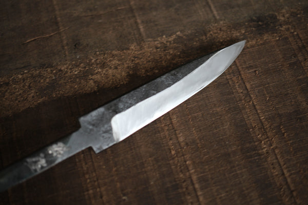 Shokei blank blade Kurouchi white 2 steel Tanto Fixed Blade katana Knife 95mm