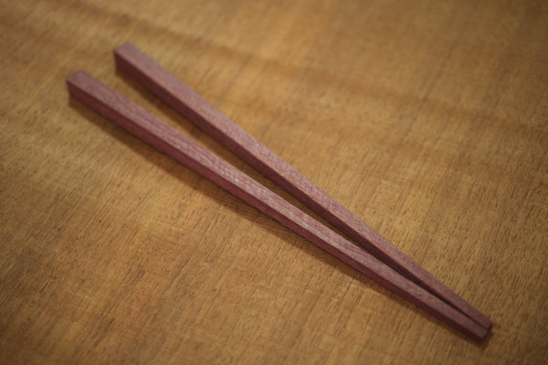 ibuki craft wood carving Japanese Chopsticks making wooden blank Purpleheart　