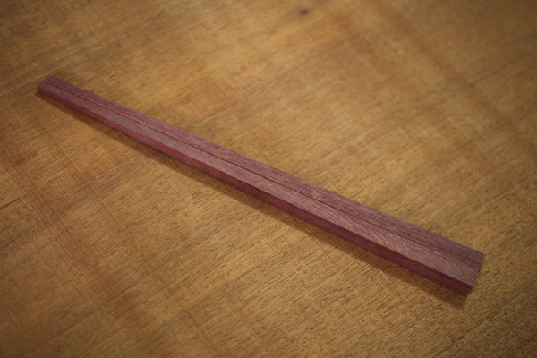 ibuki craft wood carving Japanese Chopsticks making wooden blank Purpleheart　