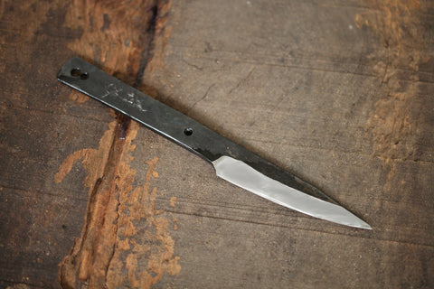 half tang knife wooden handle blank compressed laminated wood L size –  ibuki blade blanks