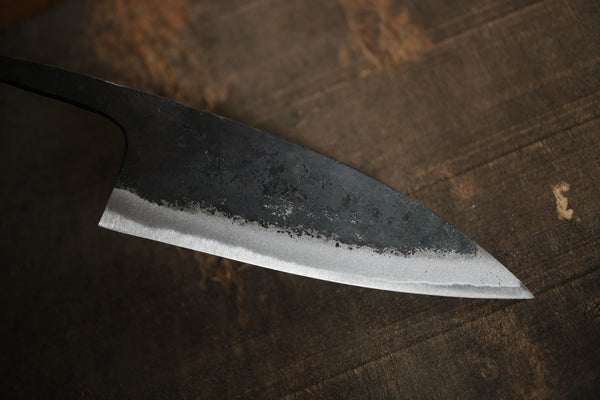 ibuki tanzo Santoku knife blank blade forged blue #2 steel 125mm